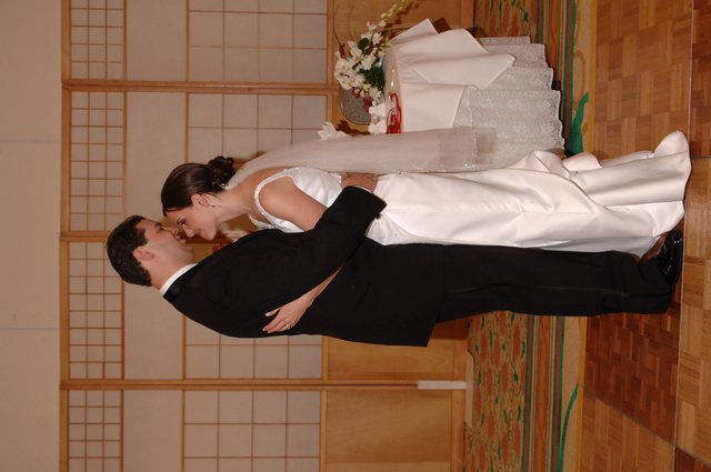 Newlyweds Share First Dance at Wedding Reception