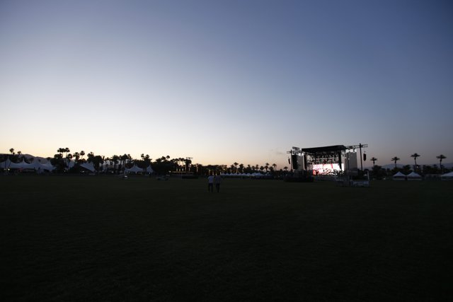 Center Stage in a Beautiful Field