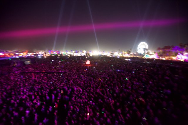 Lights Galore at Coachella Music Festival