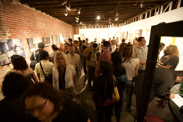 Art Enthusiasts Gather at Local Gallery
