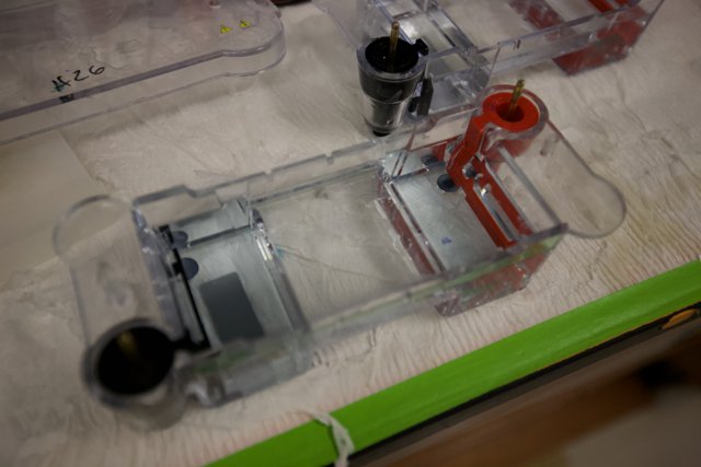 Inside the Laboratory Plastic Case