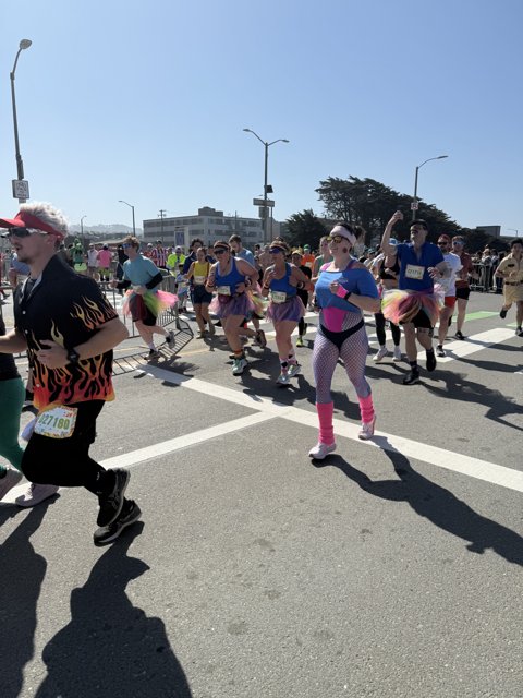 *Colorful Run Through San Francisco*