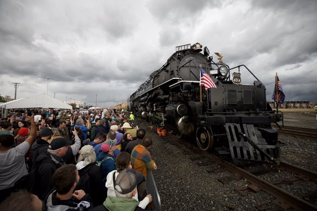 Union Pacific Big Boy 4014 Steam Locomotive Public Display