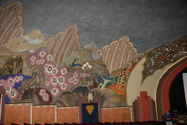 Marveling at the Altar Mural