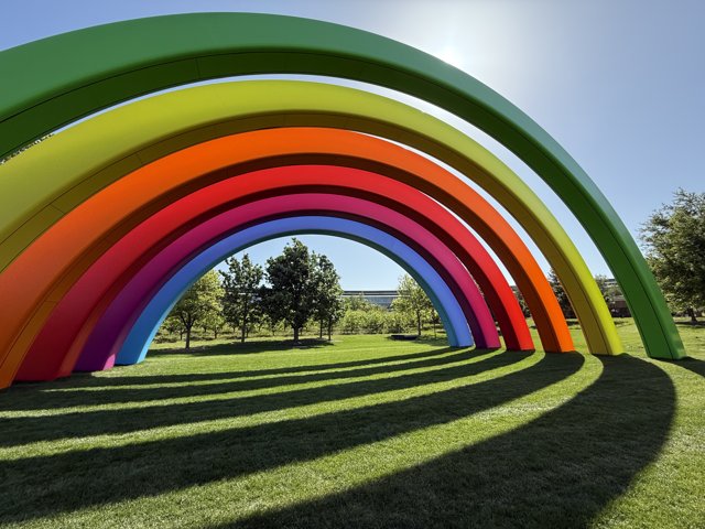 Arches of Color at Apple Park