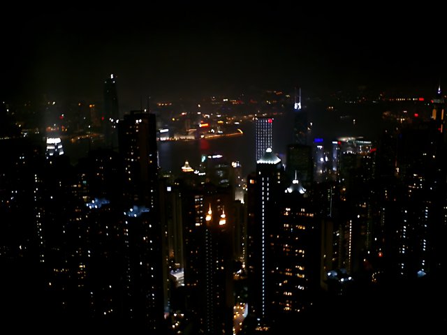 City Lights of Hong Kong