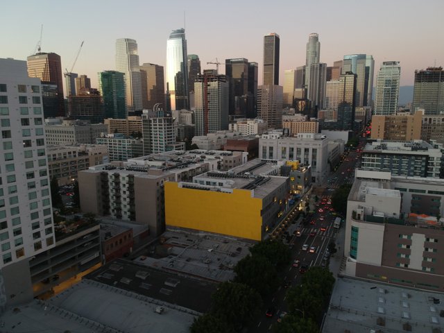 Urban Metropolis: A Bird's Eye View of Downtown LA
