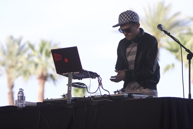 A-Trak Entertains Coachella Crowd with Laptop and Electronics