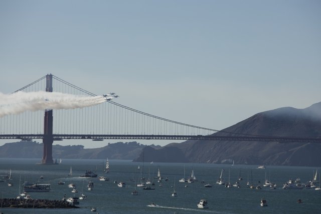 Fleet Week's Aerial Ballet above San Francisco Bay