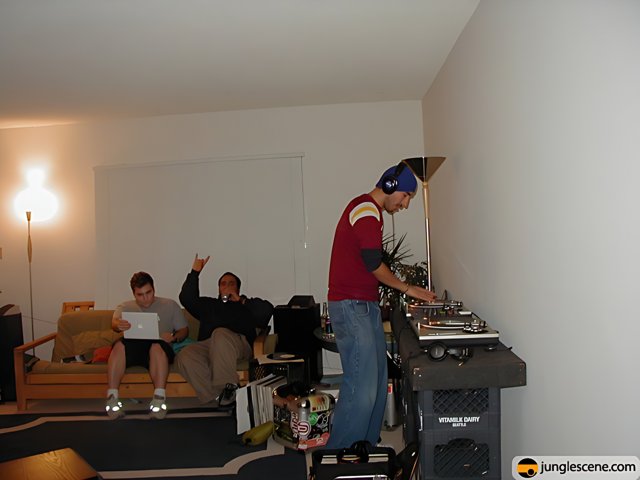 DJ Set in the Living Room