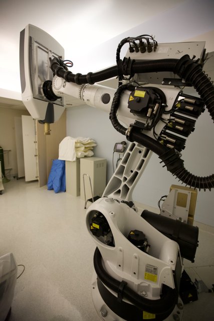 Robotic Arm in Hospital Room