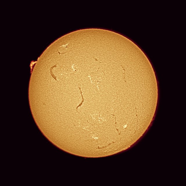 Solar Chromosphere in Hydrogen-Alpha Light