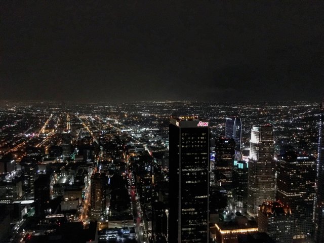 Nightscape from the LA Skyscraper