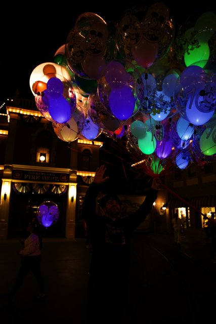 Nighttime Balloon Adventure at Disneyland
