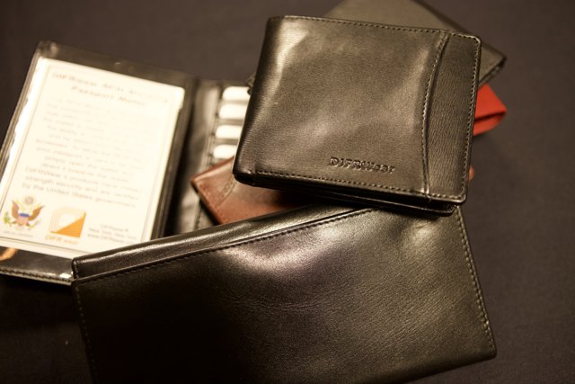 Sleek Leather Wallet with Card Holder