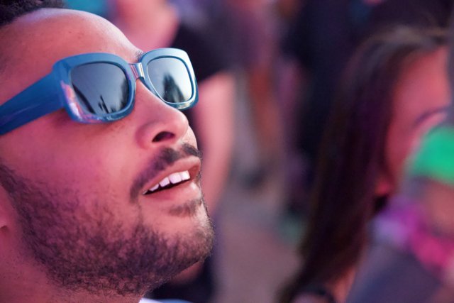 Sunglass Reflections: Unbridled Joy at Coachella 2024