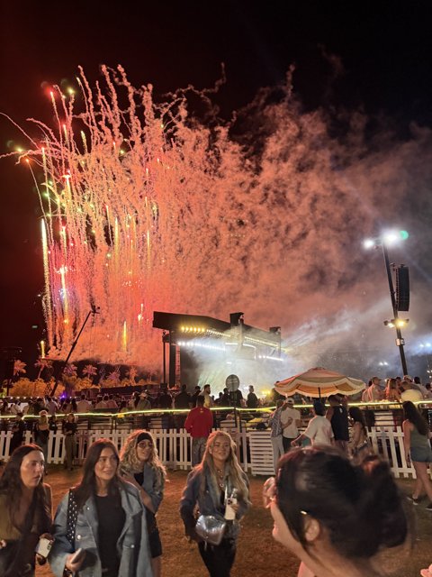 Fiery Night at the Empire Polo Club