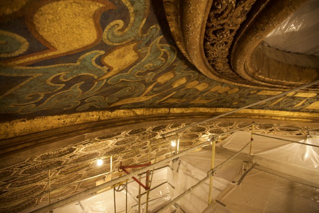 Painting the Crypt Ceiling