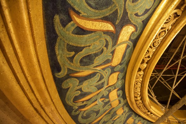 Gilded Splendor: The Ornate Theatre Ceiling