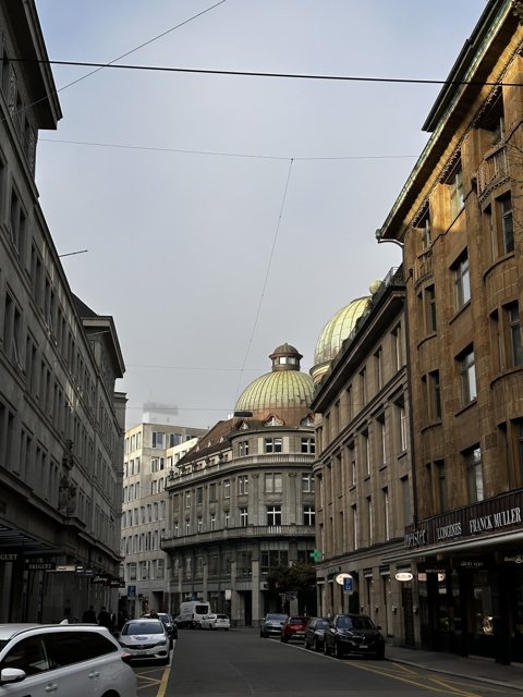 Bustling Streets of Zürich's Metropolis