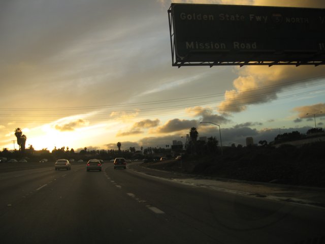 Freeway Sunset