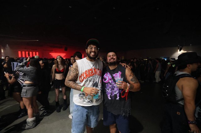 Friends Smiling Together at Wobbleland Music Festival