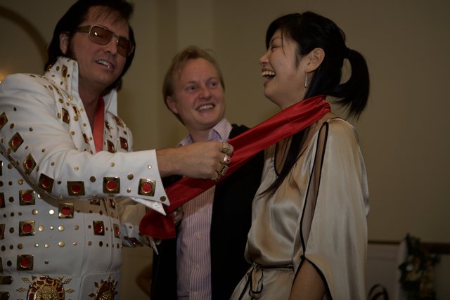 Elvis Presley officiates Wakako wedding