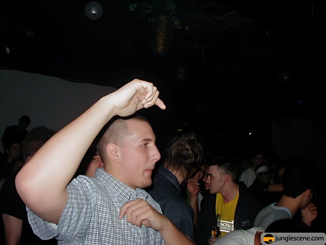 Club King with His Hand Up