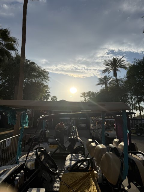 Sunset at the Speedway