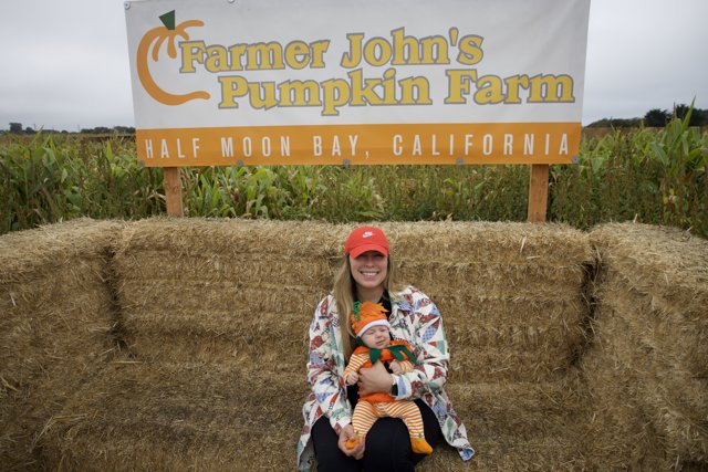 Autumn Smiles at the Pumpkin Farm