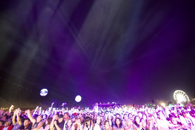 Lights and Lively Crowds at Coachella