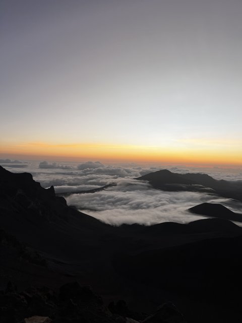 Sunrise Over the Majestic Haleakalā Mountains