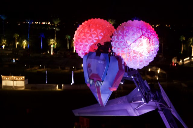 Illuminated Balloon at Coachella