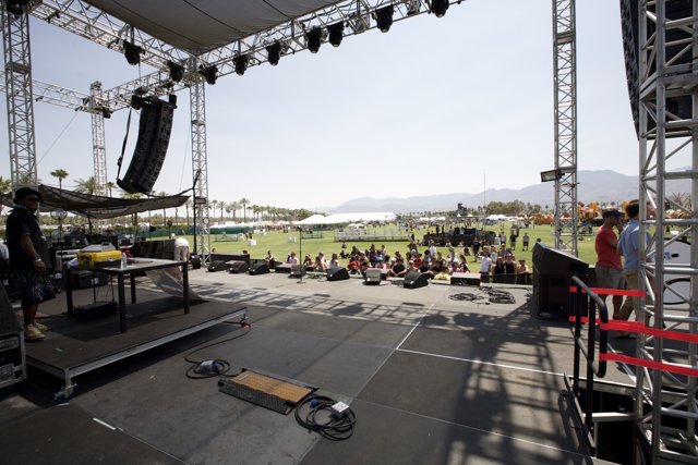 Coachella's Massive Stage Fills the Sky