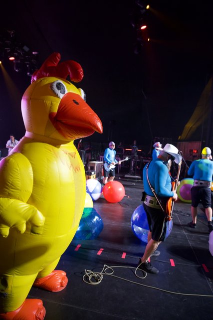 Eccentric Beats at Coachella 2024: Inflatable Fun and Guitar Riffs