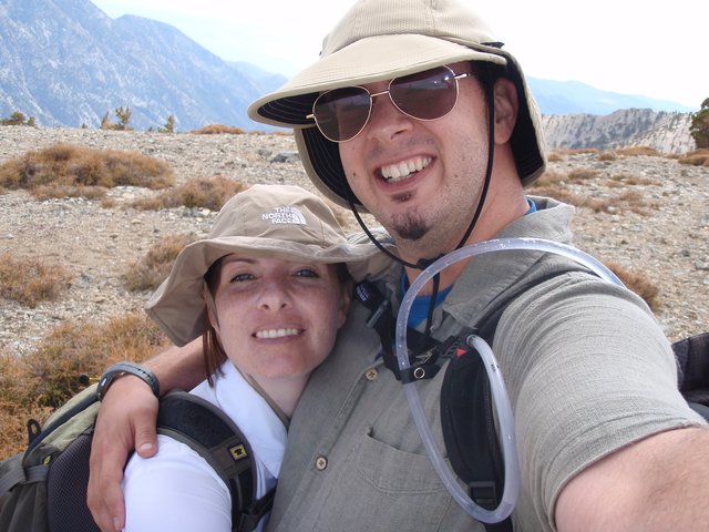 Couple Selfie at Summit of Mount Baldy