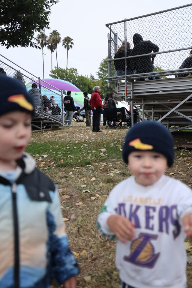 Young Lakers Fans at Hot Air Balloon Festival