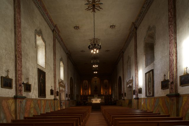 Inside the San Jose Mission Church
