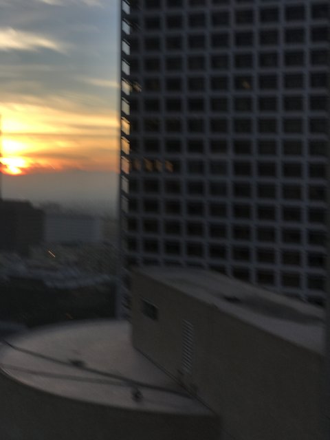 Houston Office Sunset