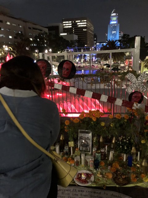 Memorial for Victims of Shooting in Los Angeles