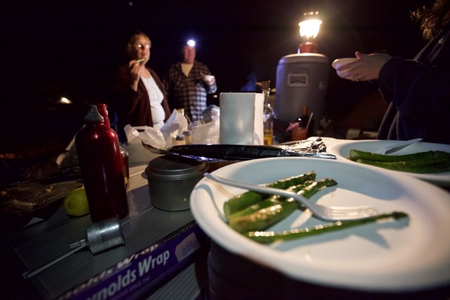Nighttime Cooking at Death Valley