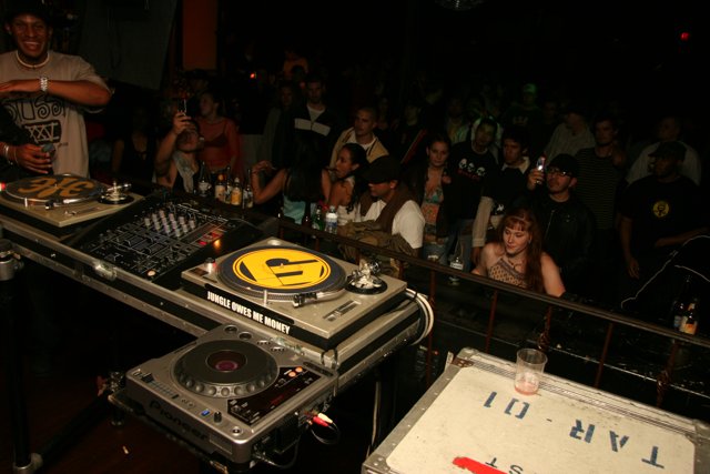 Nightclub DJ rocks the crowd