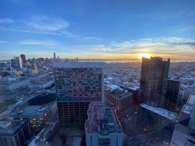 Urban Sunset over San Francisco