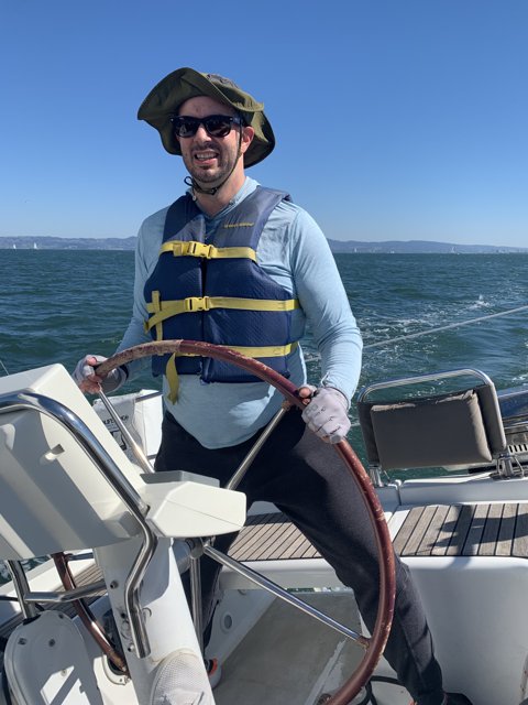 Captain Dave B on the Bay