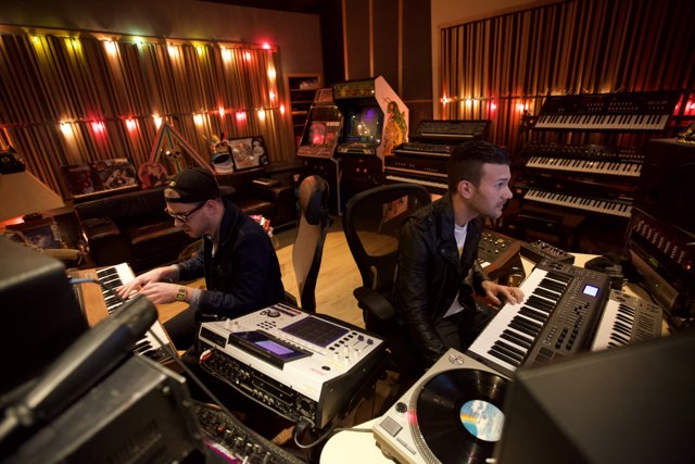 Keyboard Titans in the Studio