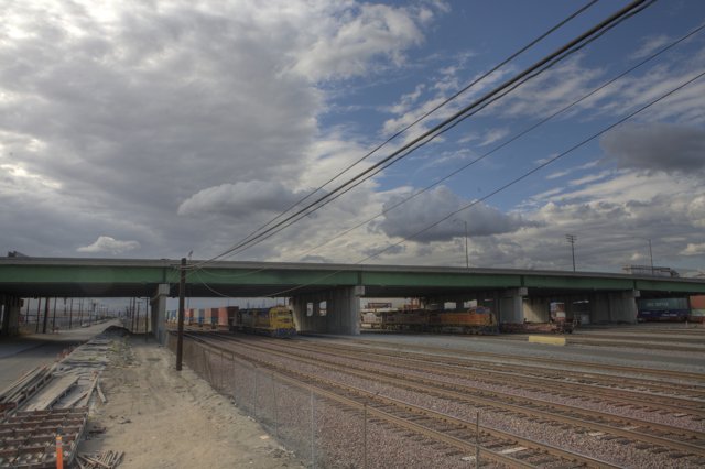 Railroad Under Overpass