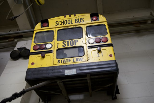 Suspended School Bus