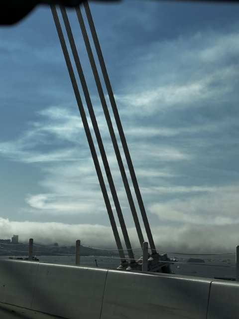 Highway View of San Francisco Bay