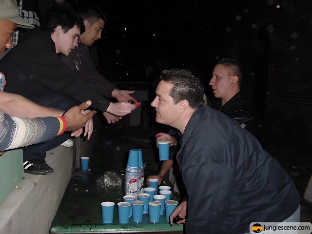 Beer Pong Fun in the Great Outdoors