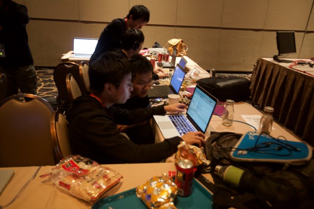 Working Hard at Defcon 22
